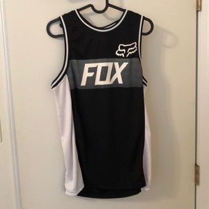 Black and white Fox jersey